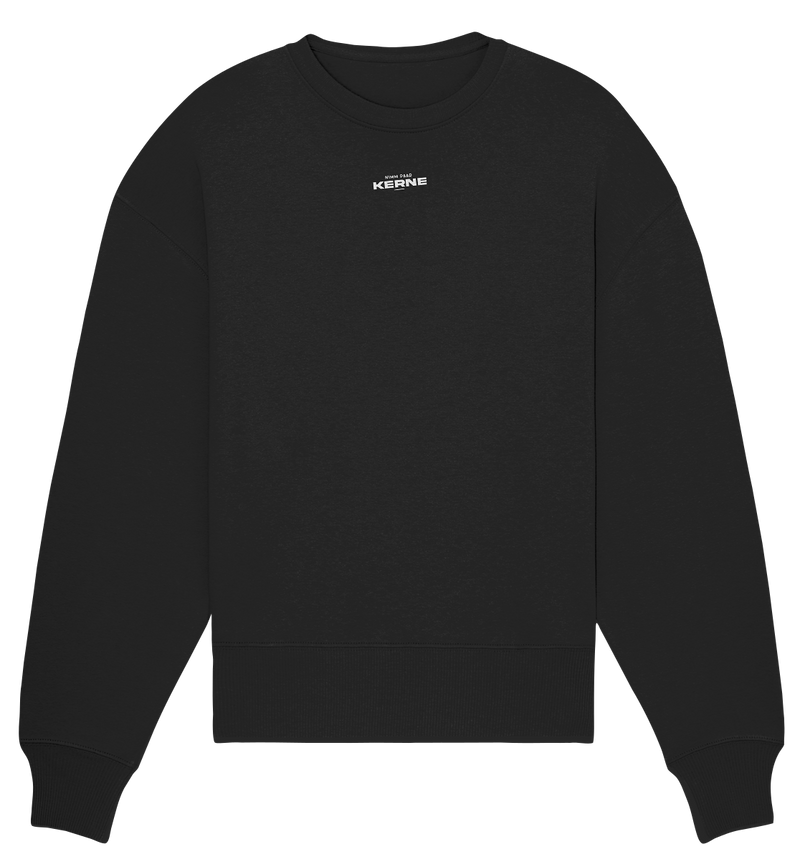 LOGO WEIß - Organic Oversize Sweatshirt