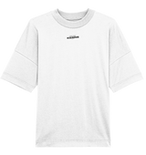 LOGO SCHWARZ - Organic Oversize Shirt