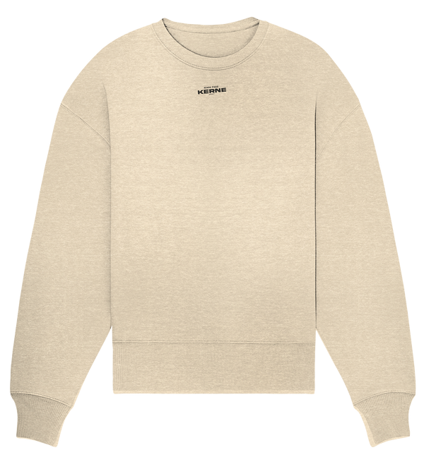 LOGO SCHWARZ - Organic Oversize Sweatshirt
